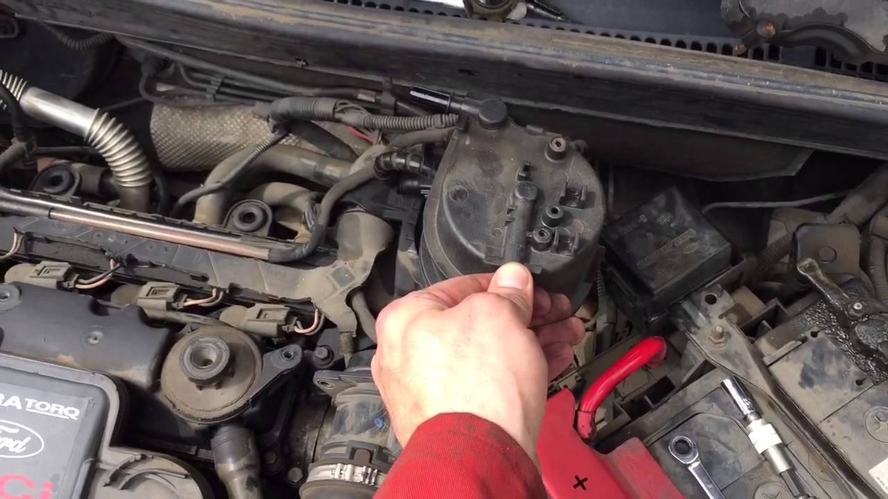 Чистка клапана EGR дизельного двигателя Ford Fiesta 1.4