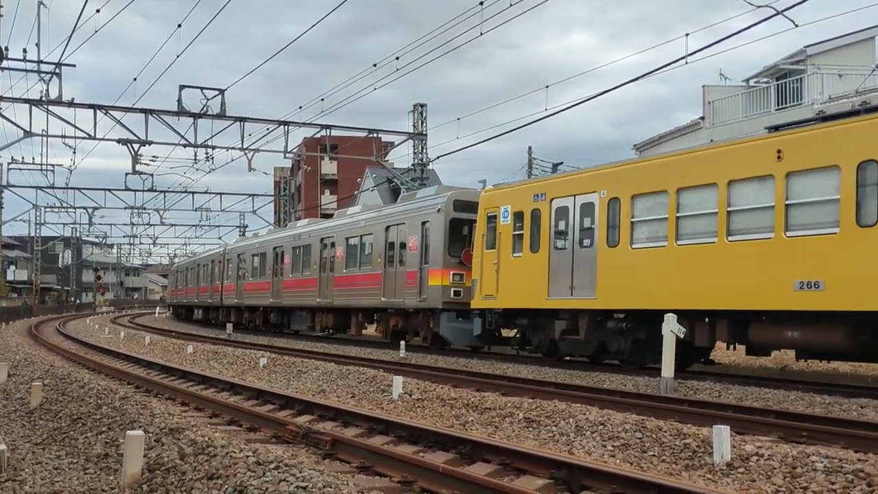【西武鉄道譲渡甲種】西武263F＋東急9007F＋9010F　秋津～所沢間通過シーン