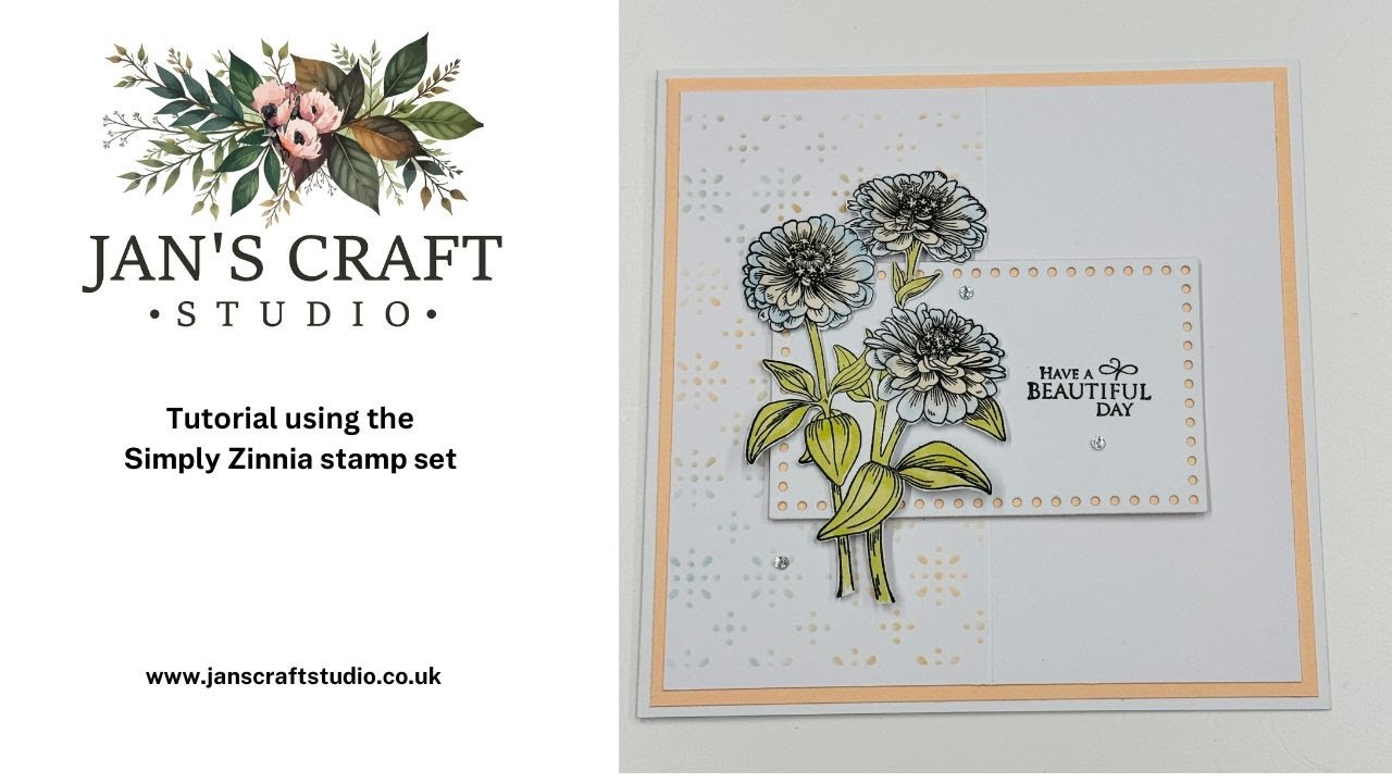 Tutorial. using the Simply Zinnia stamp set by Stampin'Up!