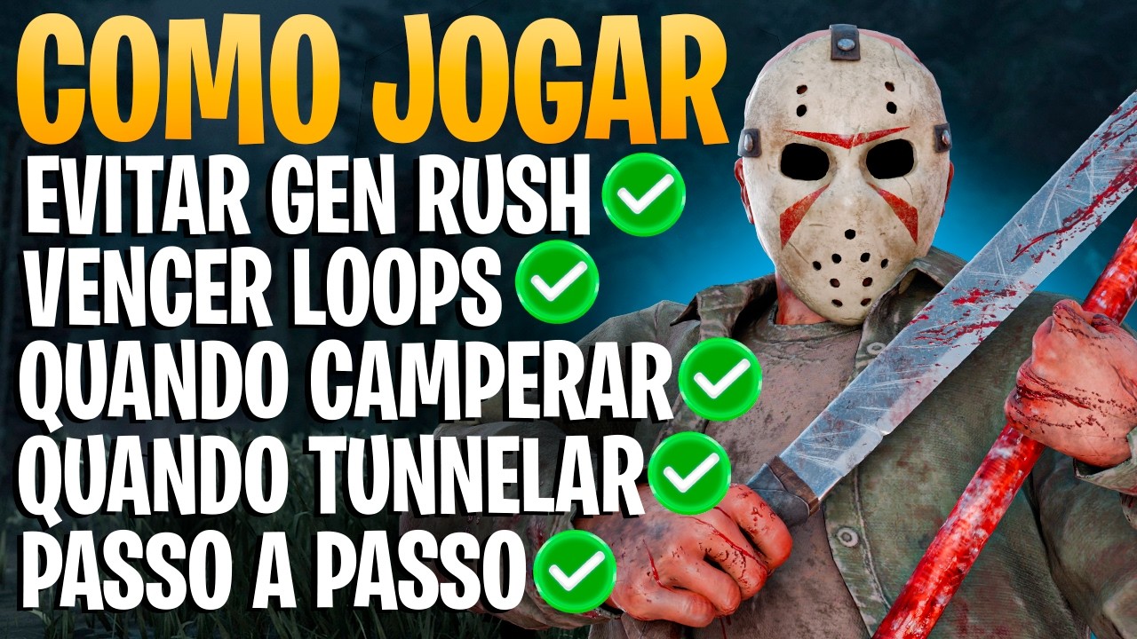 COMPLETO: COMO JOGAR de KILLER no DEAD BY DAYLIGHT - VENCER LOOPS, CAMPERAR e mais...