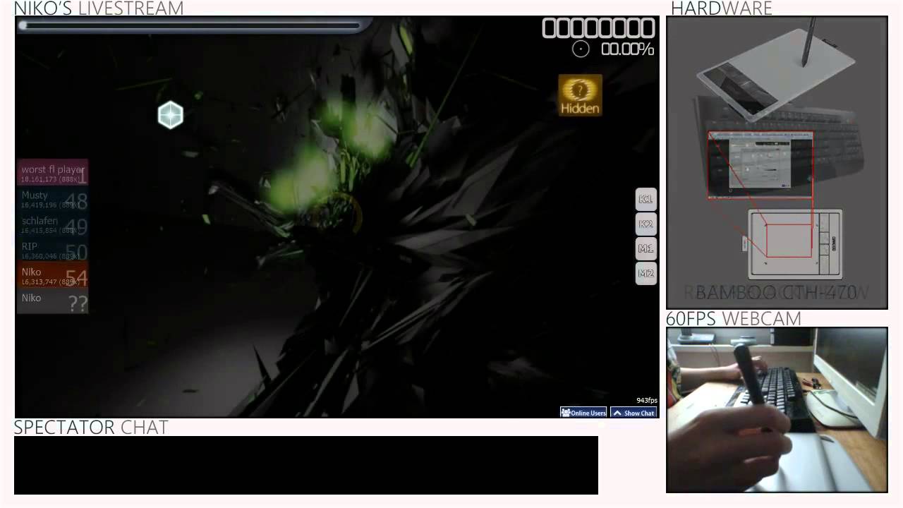 osu! Niko live stream (20TH Aug part 1)