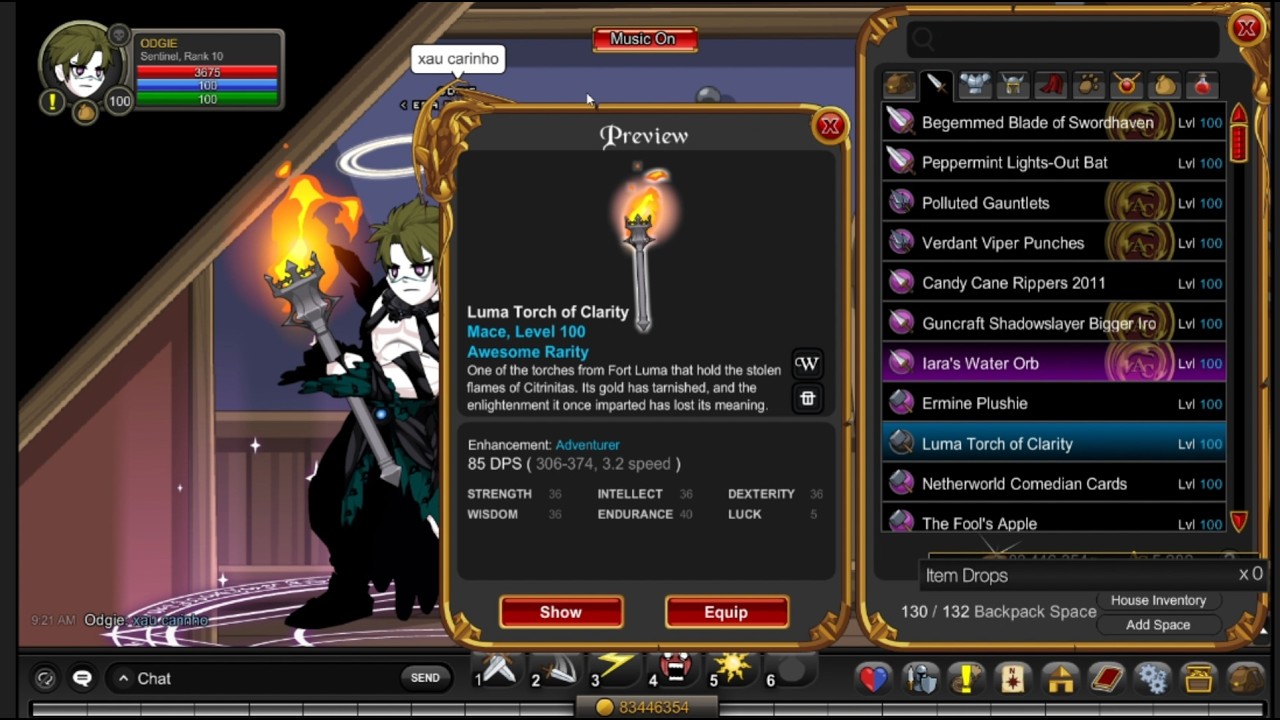 AQW |🔥🔦Luma Torch Of Clarity 🔥🔦 Ⓜ️Luma Dragon Twins @AndersonAqw
