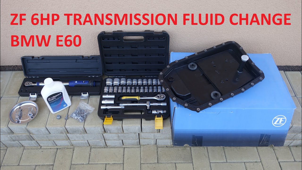 TRANSMISSION FLUID CHANGE IN YOUR DRIVEWAY - DIY (BMW 5 E60 ZF transmission)