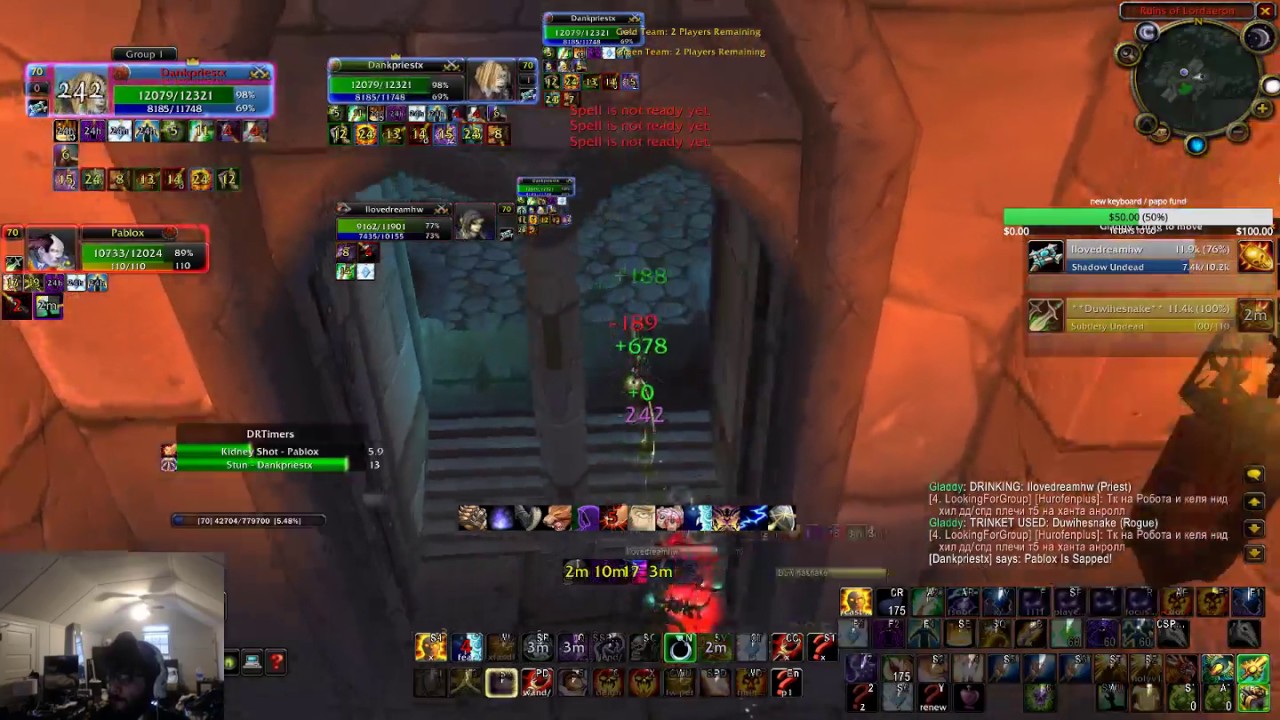[2.4.3 TBC Deathside.ru - Rogue/Disc vs glad xp SPriest/Rogue]