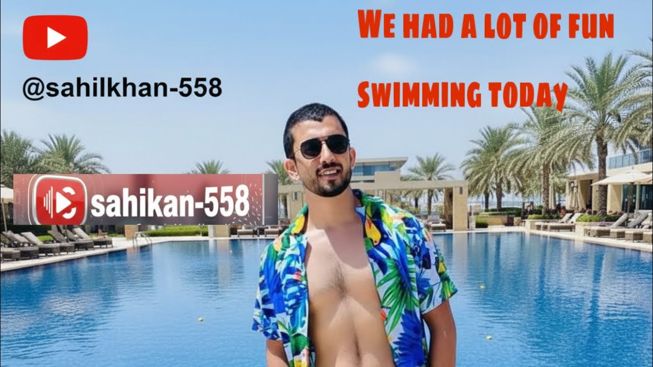 Aaj hamne siwiming me maje liye Abu Dhabi 