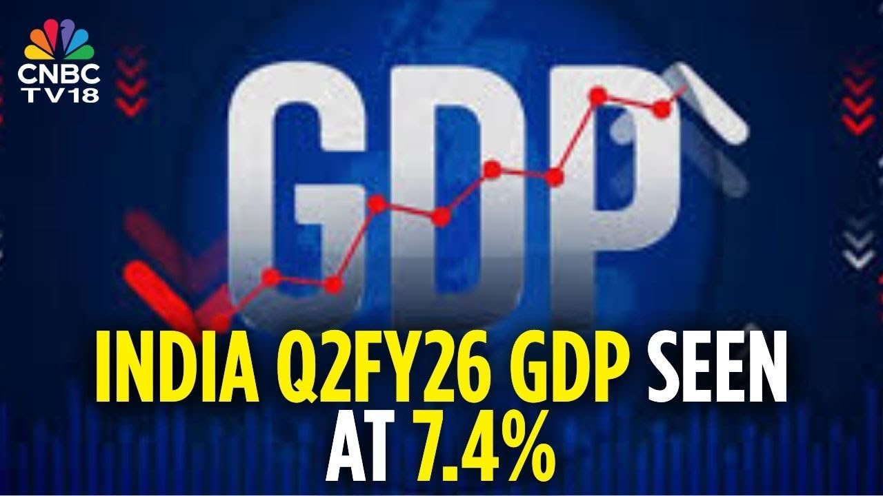 Q2FY26 GDP Data Due On Nov 28; CNBC-TV18 Poll Sees Q2 GDP At 7.4% Vs 7.8% In Q1FY26 | CNBC TV18