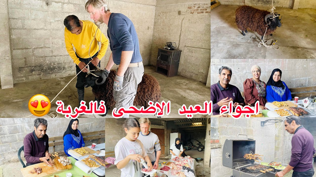 أجواء العيد الاضحى لأول المرة مع والديا ببلجيكا🥰فرحتي بيهم لا توصف+اول كنترول ليا😔