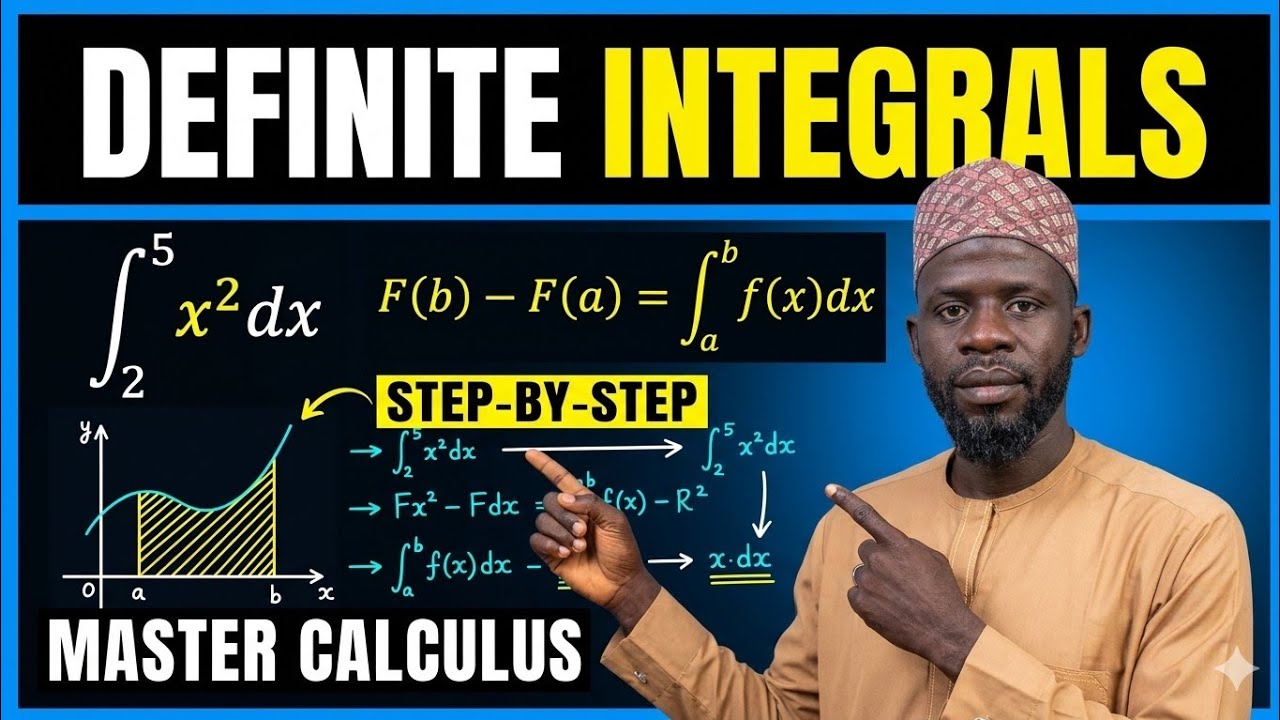 LECTURE 14| DIFFERENTIAL AND INTEGRAL CALCULUS : DEFINITE INTEGRALS