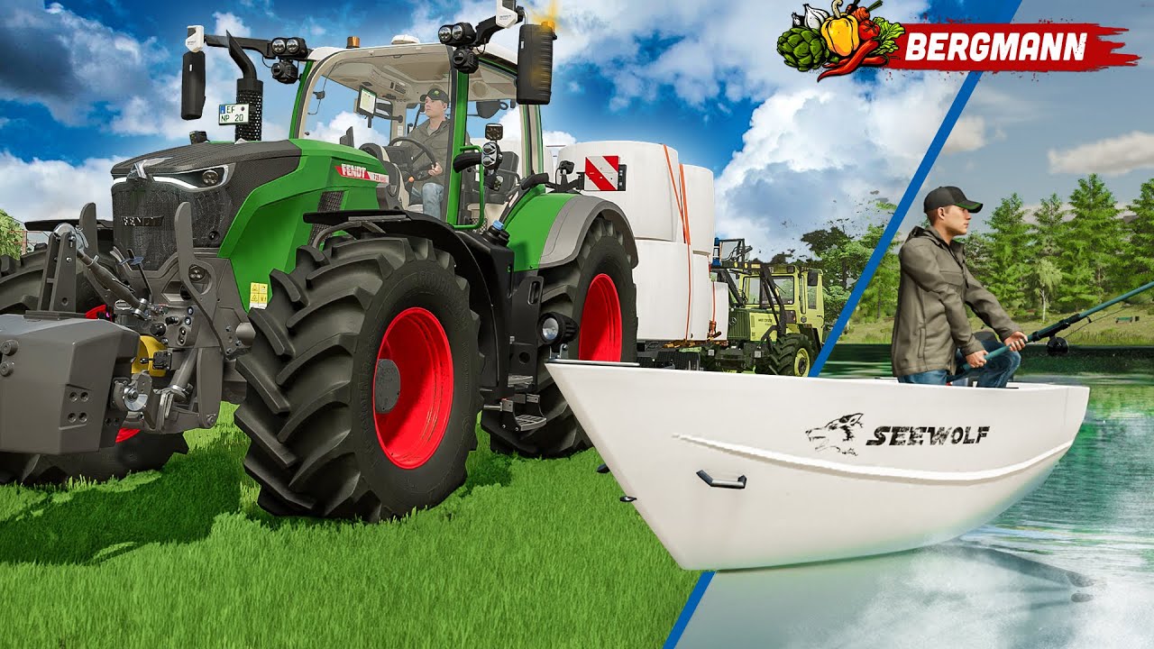 LS22: Ernte, Siloballen, Fische angeln! | Hof Bergmann #13 | LANDWIRTSCHAFTS SIMULATOR 22