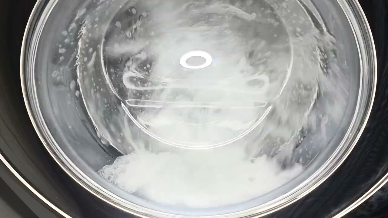 2019 Samsung WF45N5300AW running the self clean 