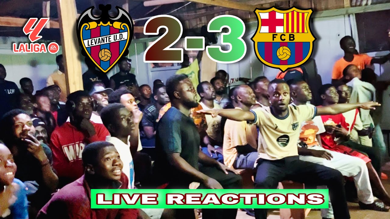 LEVANTE UD 2-3 FC BARCELONA | Live match reactions 
