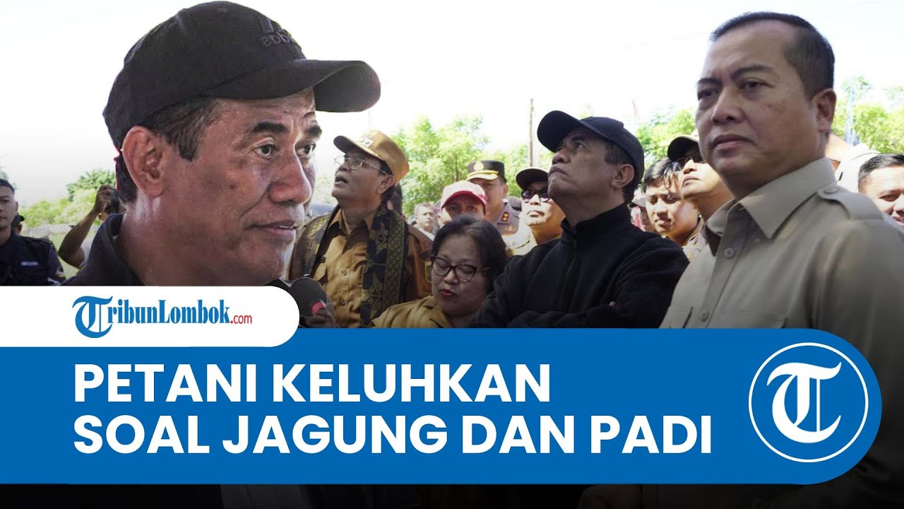 Petani di Sumbawa Keluhkan Harga Jagung dan Padi di Depan Menteri Pertanian