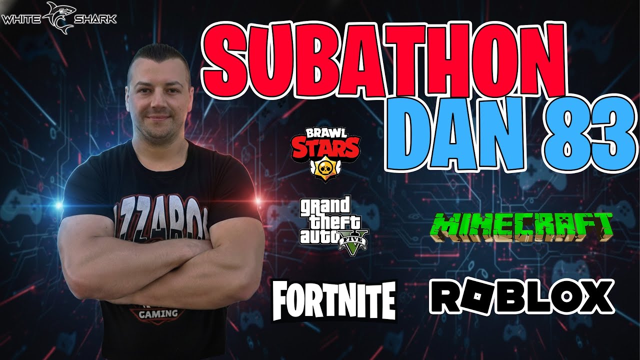 AZZATHON / SUBATHON DAN 83. Among US, Brawl, Fortnite