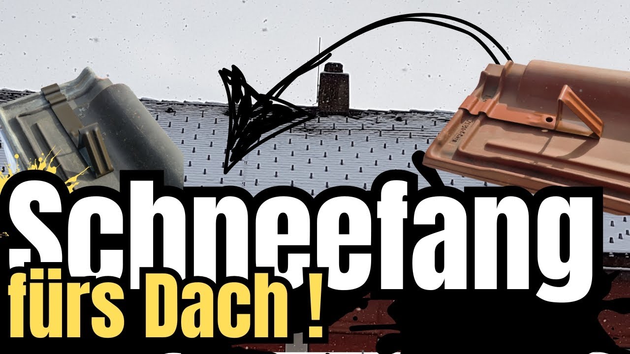 Schneefang: So schützt du dein Dach effektiv mit Schneefanghaken vor Dachlawinen !