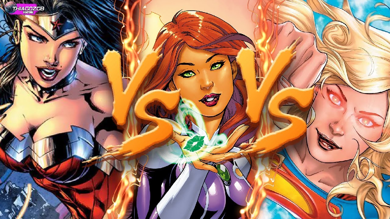 SUPERGIRL VS ESTELAR VS MULHER MARAVILHA - QUEM VENCE ? DUELO MORTAL