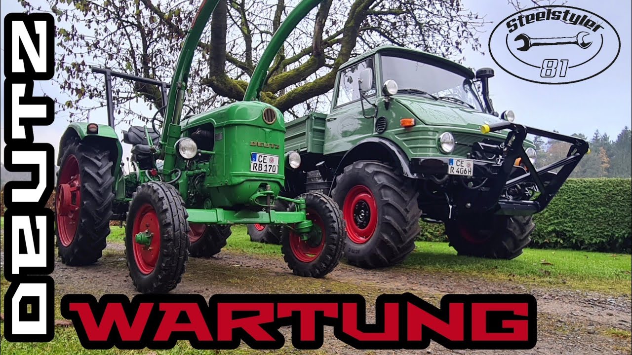 Trecker Pflege am #Deutz | Kosmetik für den Winter | Die Holzsaison kann bald losgehen.- Geil