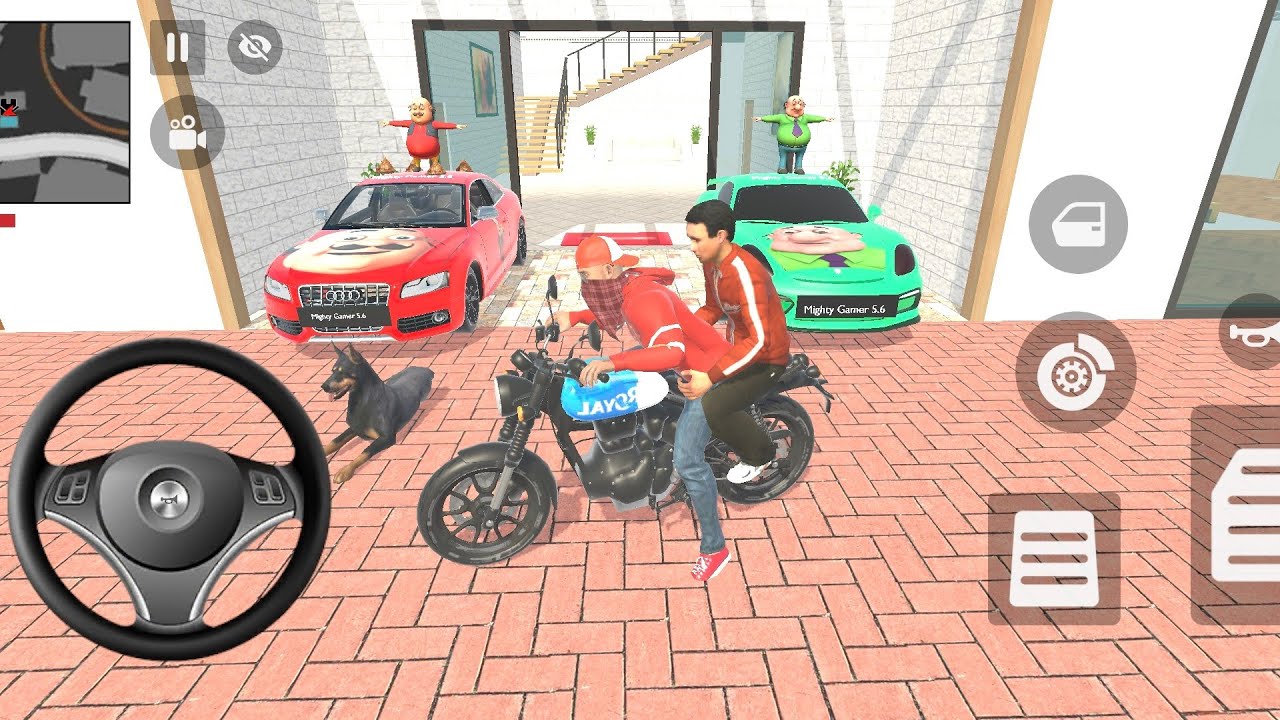 🤩 Franklin ne li new motu and doctor jhatka car 🚗 Indian Theft Auto Simulator 🎮 Car game 🎮 Bike game