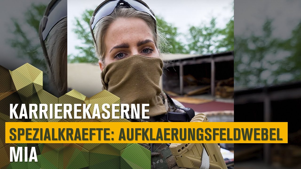 Aufkl&auml;rungsfeldwebel Mia | KarriereKaserne Spezialkr&auml;fte
