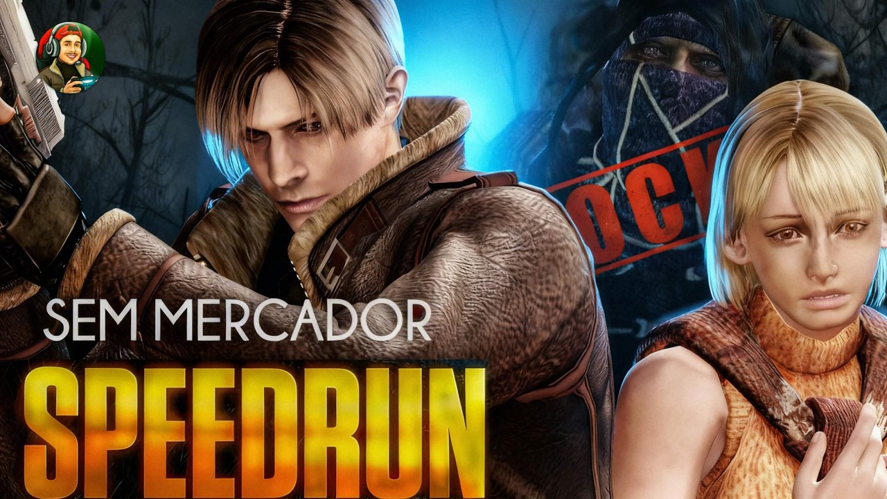 RESIDENT EVIL 4 SPEEDRUN SEM MERCADOR  PB 1:55:04 RUMO A 1:50 #aovivo #speed  #recordemundial