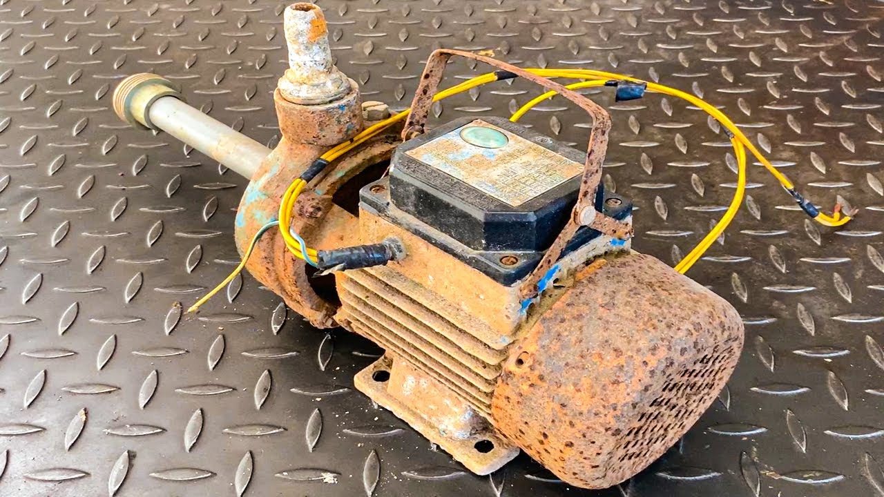 Restore Large Capacity Water Pump // Most Rusty Water Pump