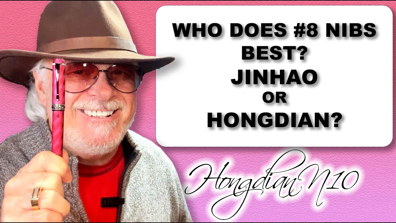 Кто лучше использует перья размера №8? Hongidan N10 против Jinhao 9019