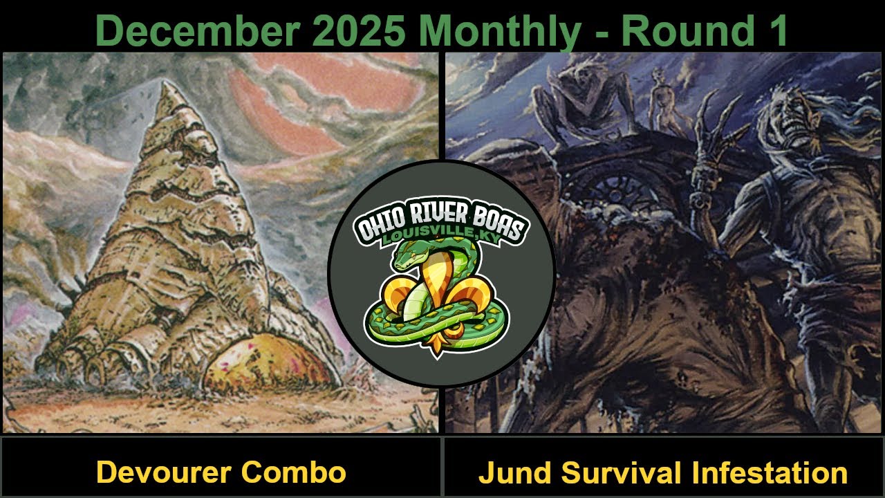 December Premodern Monthly  - Round 1 - Devourer Combo Vs Jund Survival Infestation