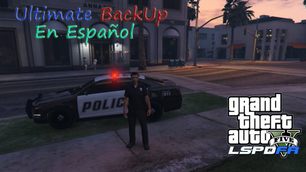 Ultimate Backup | Tutorial en español | GTA V | Mod Lspdfr |