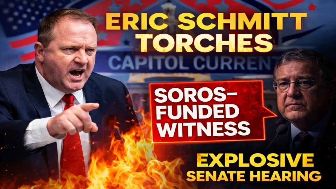 Eric Schmitt TORCHES Soros-Funded Witness in Explosive Senate Hearing | Full Breakdown