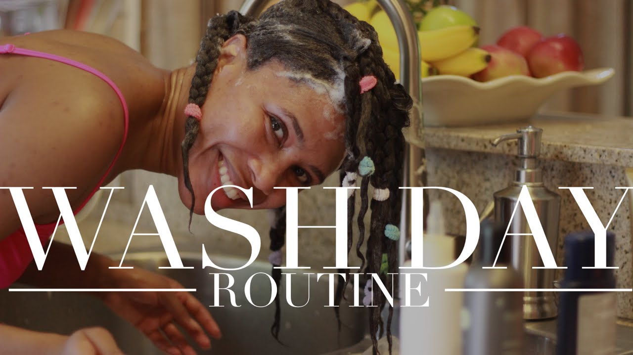 Relaxed Hair Wash Day Routine