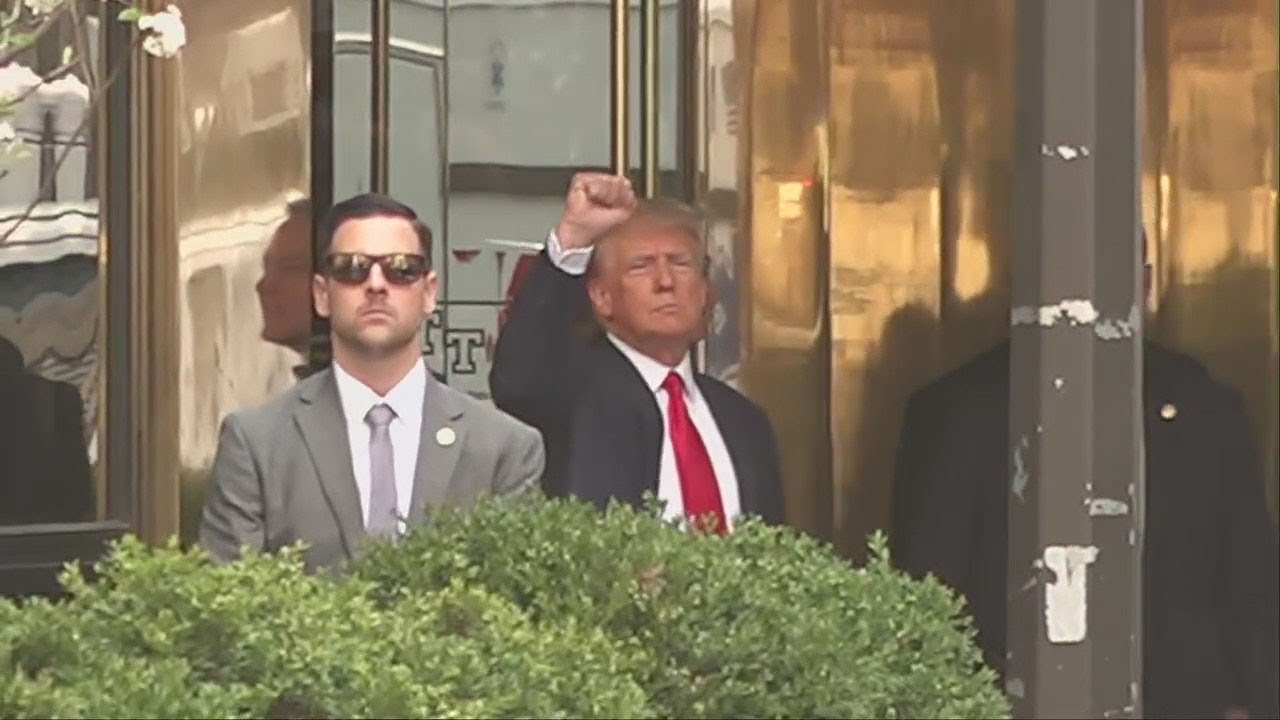 Former President Donald Trump being processed at NY courthouse | FOX 5 DC