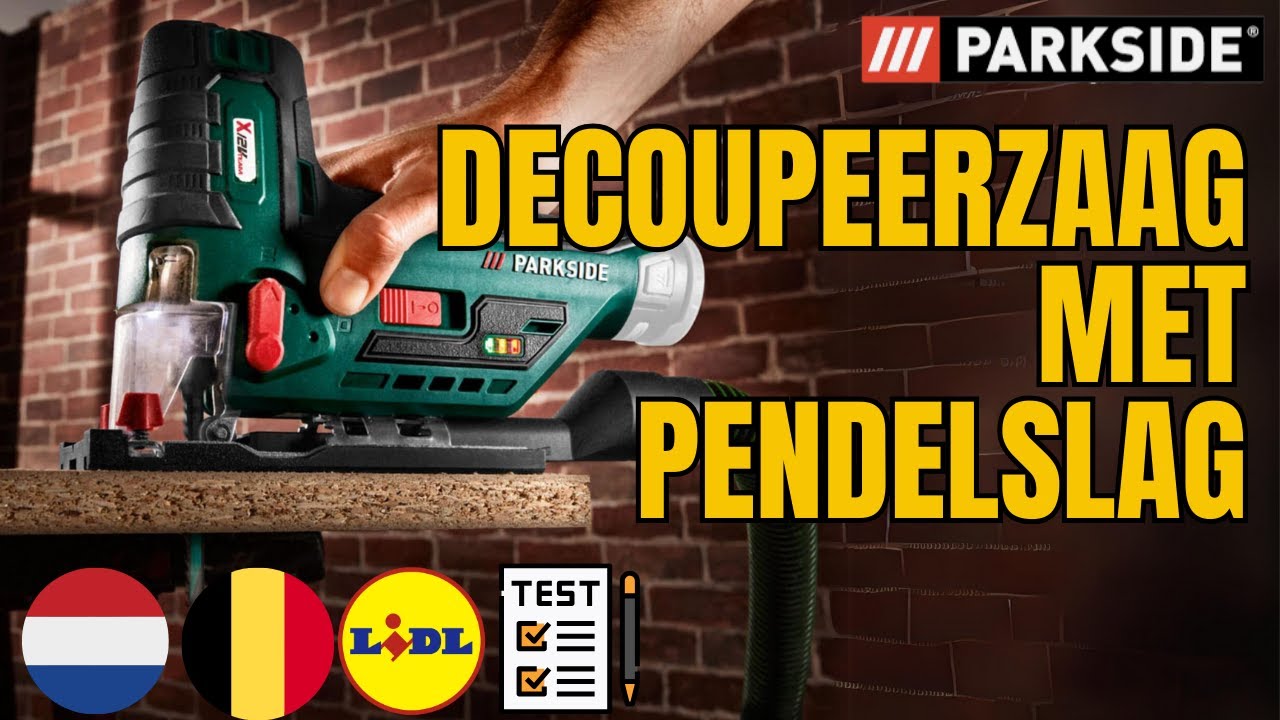DECOUPEERZAAG MET PENDELSLAG Parkside PSTKA 12 B3 DUTCH NEDERLANDS  BELGIUM LIDL