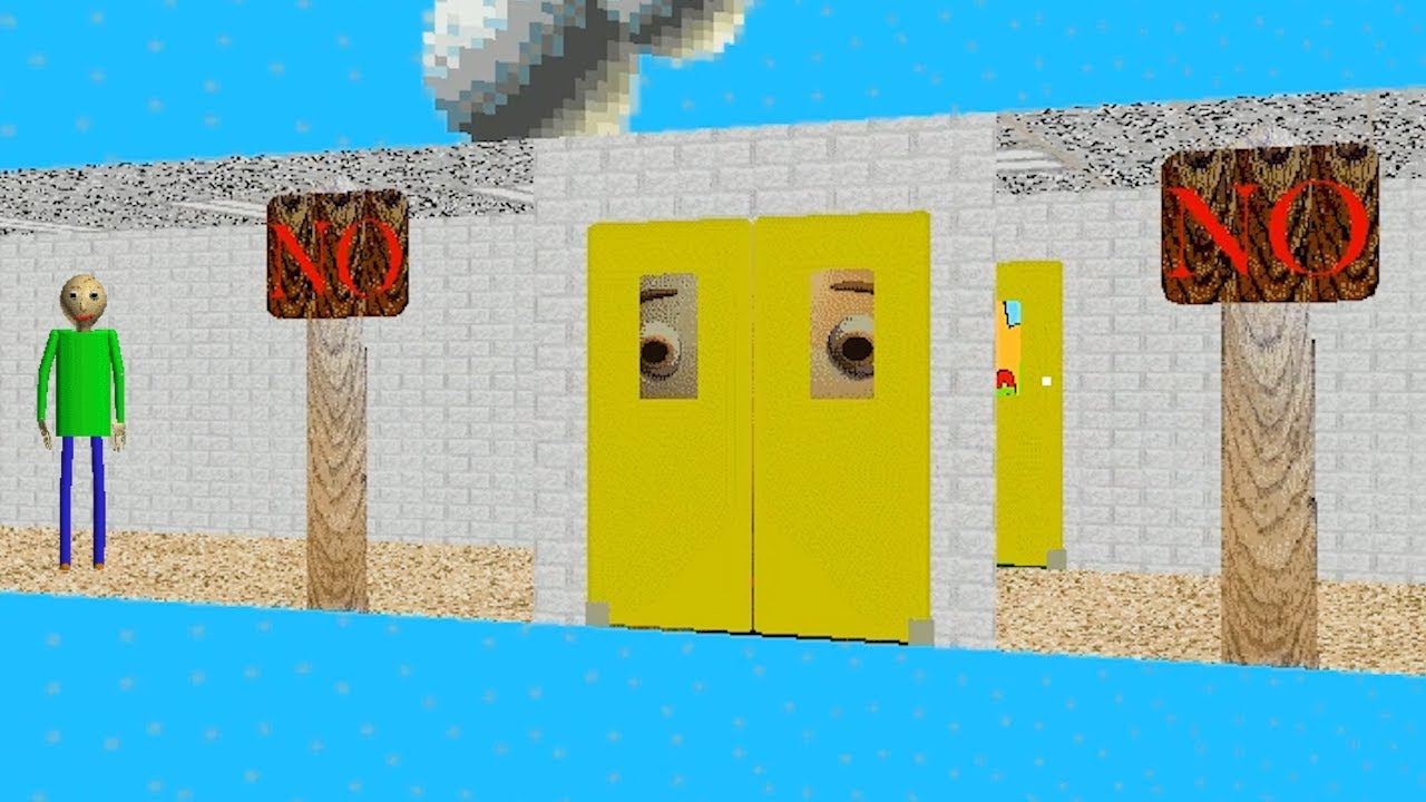 異世界に行けるバルディ先生の学校。新キャンプ編/Baldi's Basics