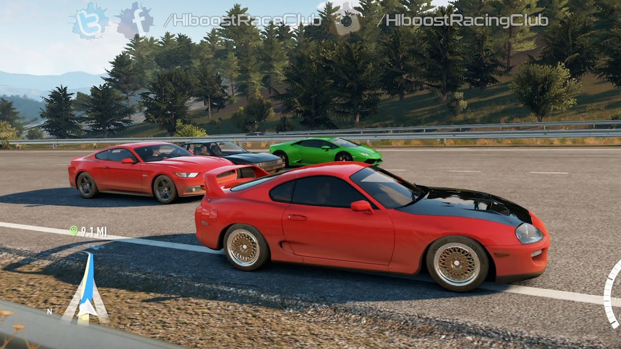 Forza Horizon 2 (XB1) | 1000HP Supra vs RB26 S13, '15 Mustang, & UR Huracan