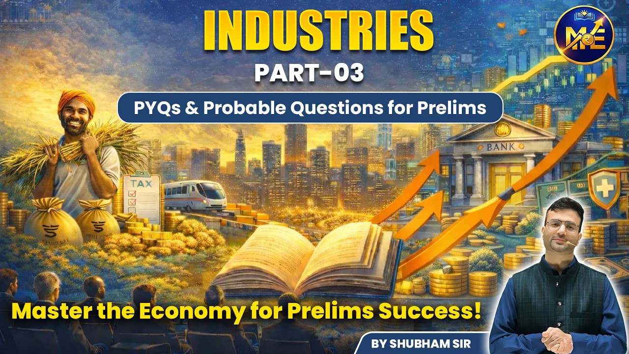 Industries Part-03 | PYQs + Smart Questions” | By Shubham Sir