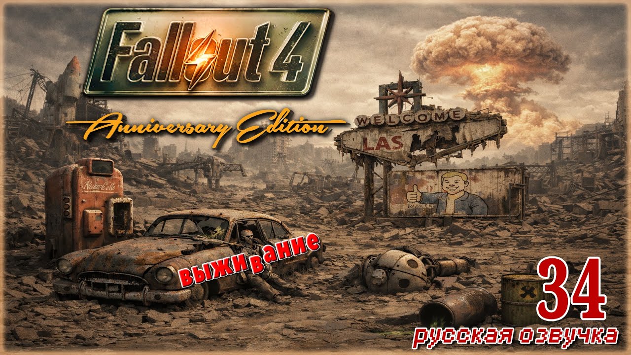 FALLOUT 4 AE🧸ОЛДЕР В РЕЖИМЕ ВЫЖИВАНИЯ🧸СТРИМ 34