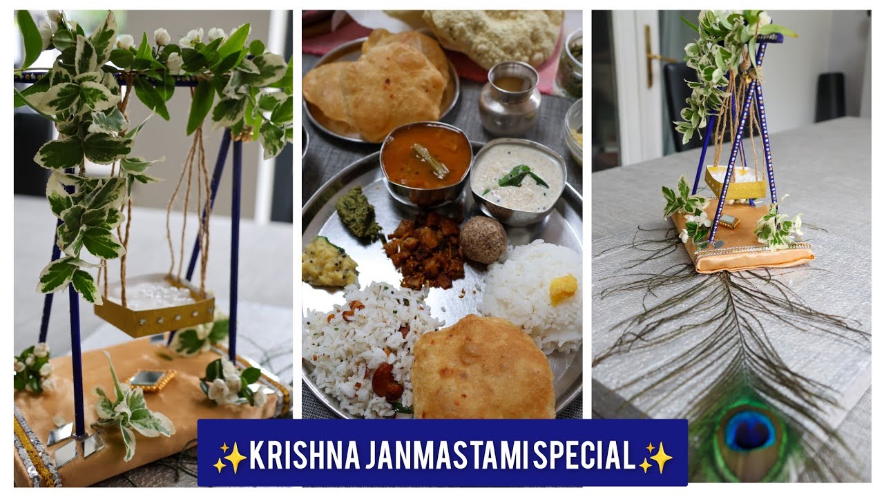 Krishna Janmashtami Special Thali | No Onion No Garlic Recipes | Homemade Cradle DIY