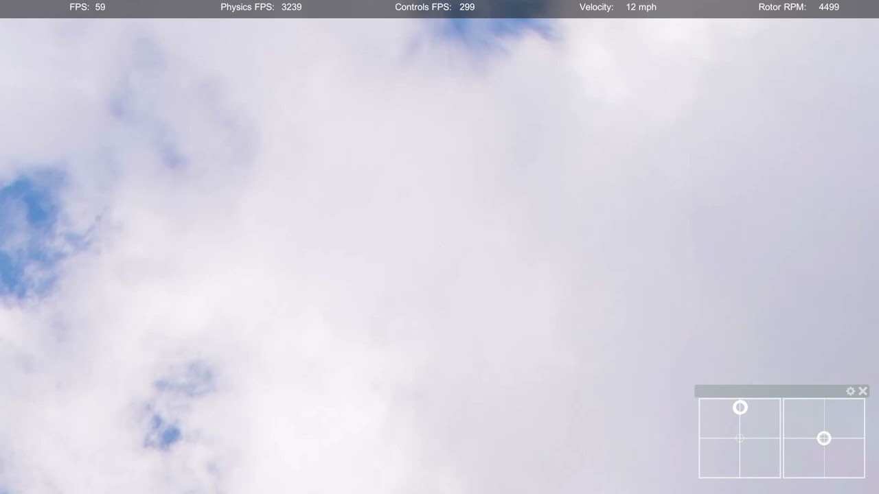 Max performance climb until battery dead, decent from heave autorotation OMPHOBBY