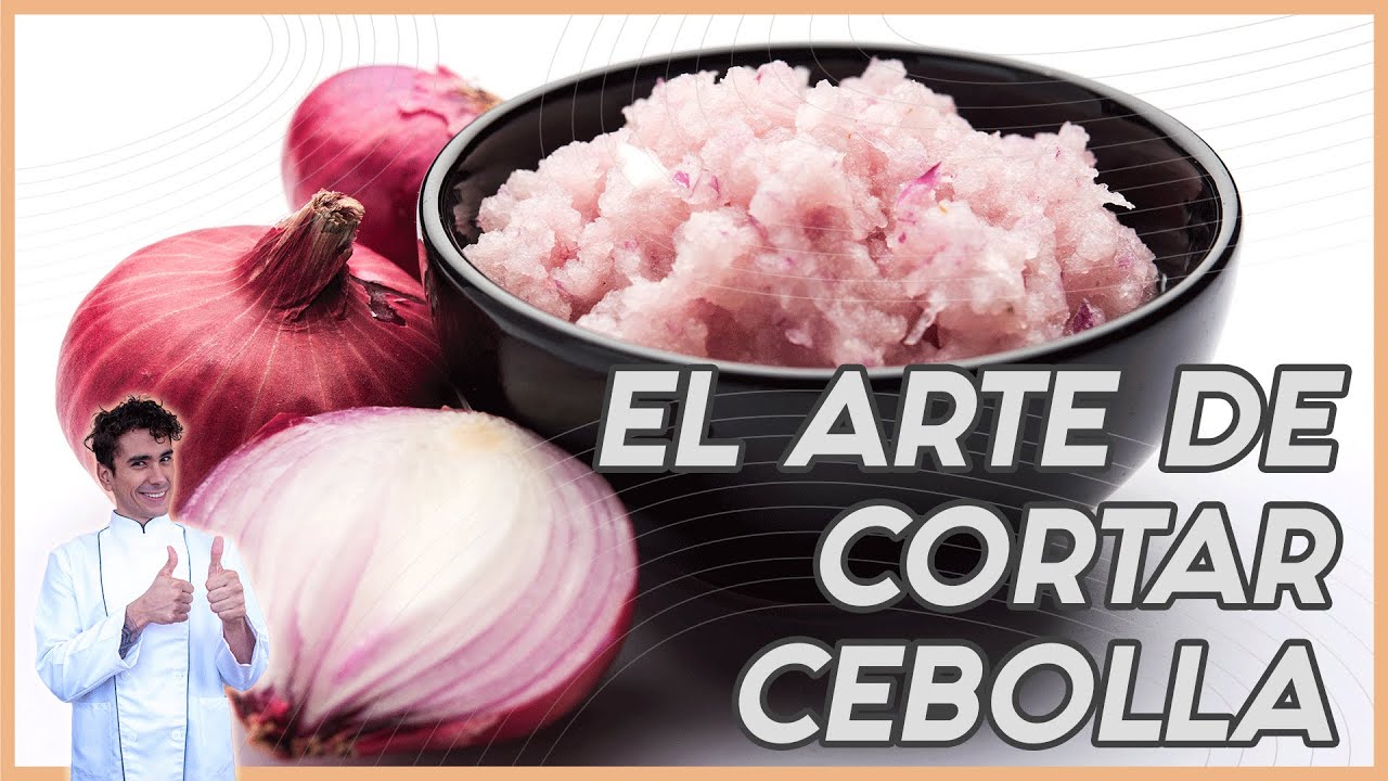 Cómo cortar cebolla rápido en cuadritos