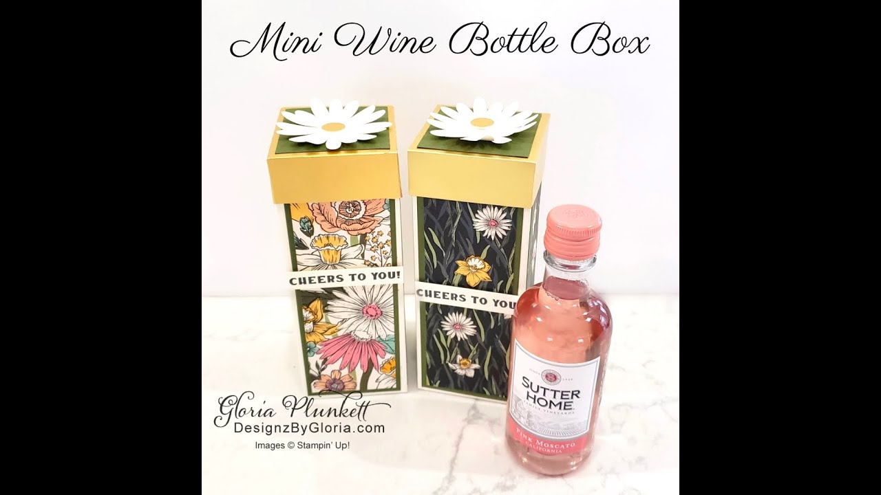 Mini Wine Bottle Box