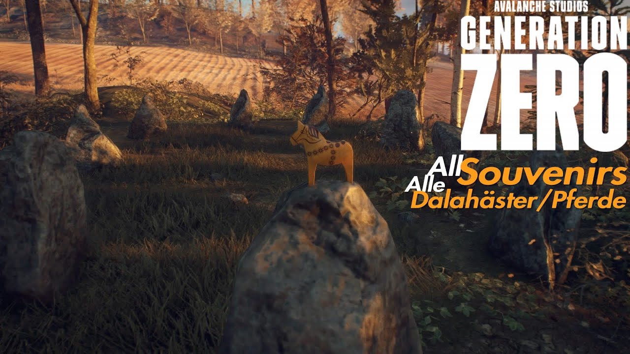Generation Zero - All Souvenirs/Dalahorses/Alle Dalahäster/Dalapferde - Collectibles [No commentary]