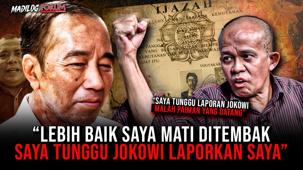 BEATHOR SURYADI: JOKOWI MINTA MAAFLAH KEPADA RAKYAT BAWA PULANGLAH SI GIBRAN