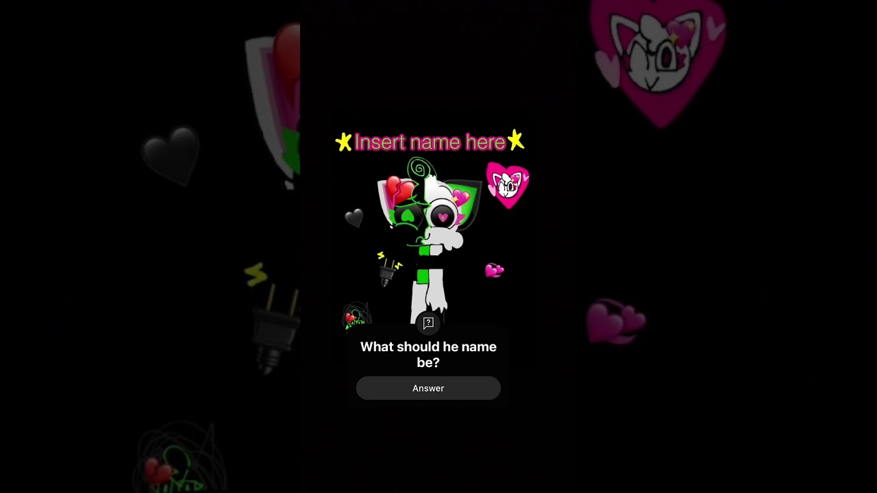 The plug is her tail but you can't see it 