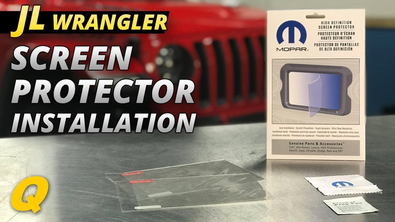 Mopar UConnect Screen Protector Review and Installation for 2018 Jeep Wrangler JL