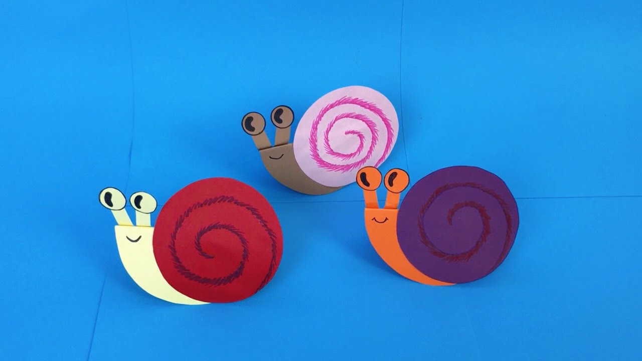 DIY paper snail crafts | Поделки из улиток из бумаги своими руками #shorts