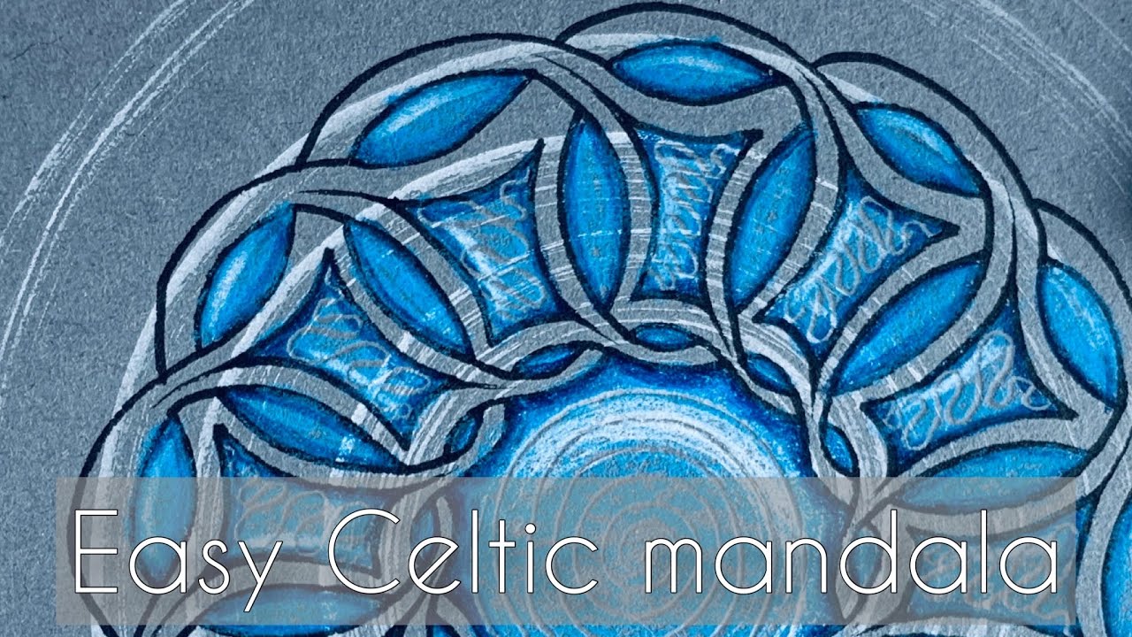 Easy way to draw Celtic inspired mandala