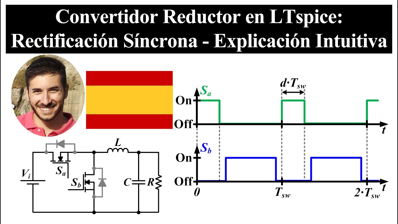 Convertidor Reductor en LTspice - Rectificación Síncrona - Explicación Intuitiva