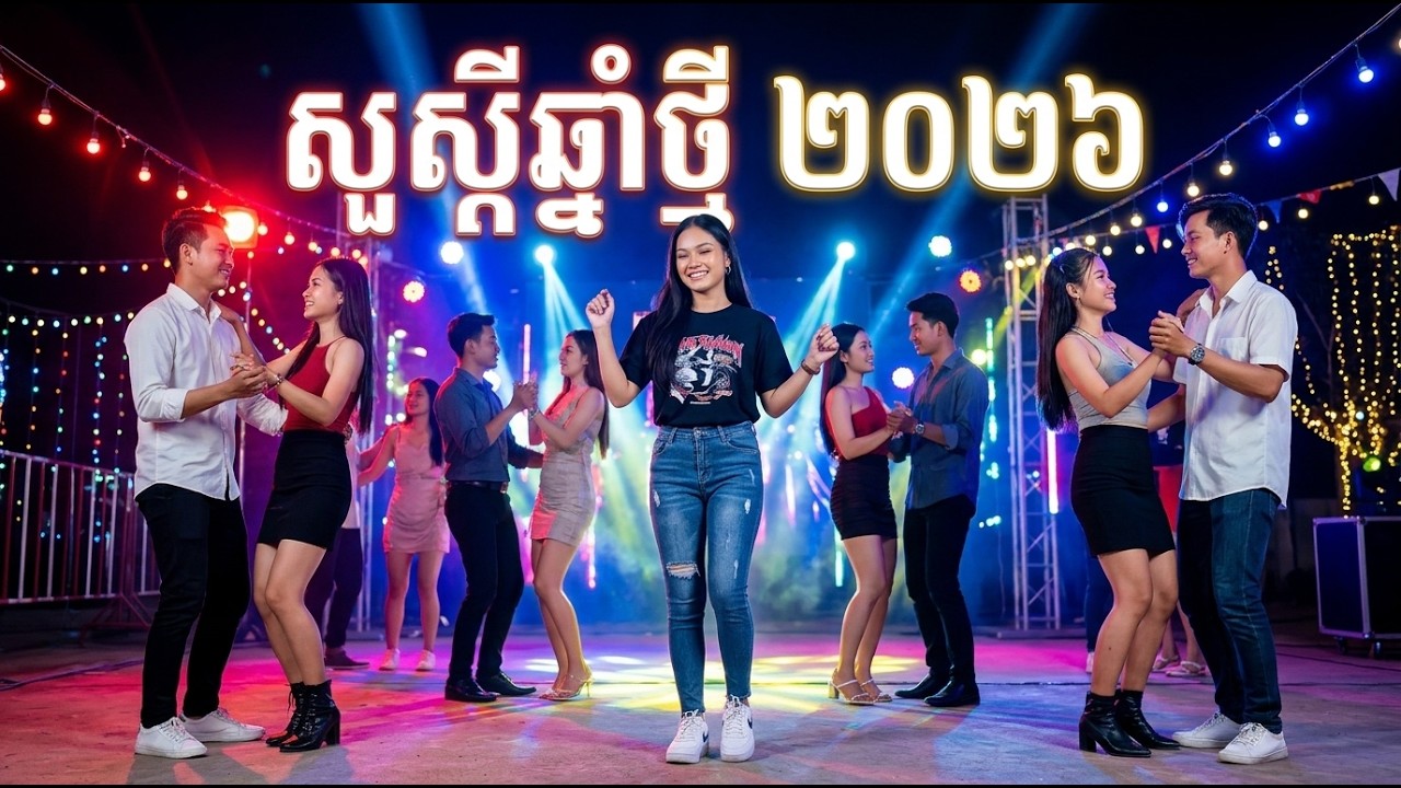 សួស្តីឆ្នាំថ្មី ២០២៦ 🎉 រាំសប្បាយជាមួយមិត្តភក្តិ | ចម្រៀងបុណ្យចូលឆ្នាំថ្មីប្រពៃណីខ្មែរ