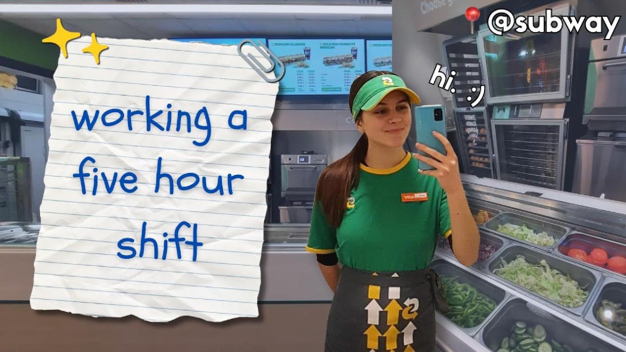 Работайте со мной в 5-часовую смену в @subway ✨ | готовлю сэндвичи, кофе и многое другое // Видео...