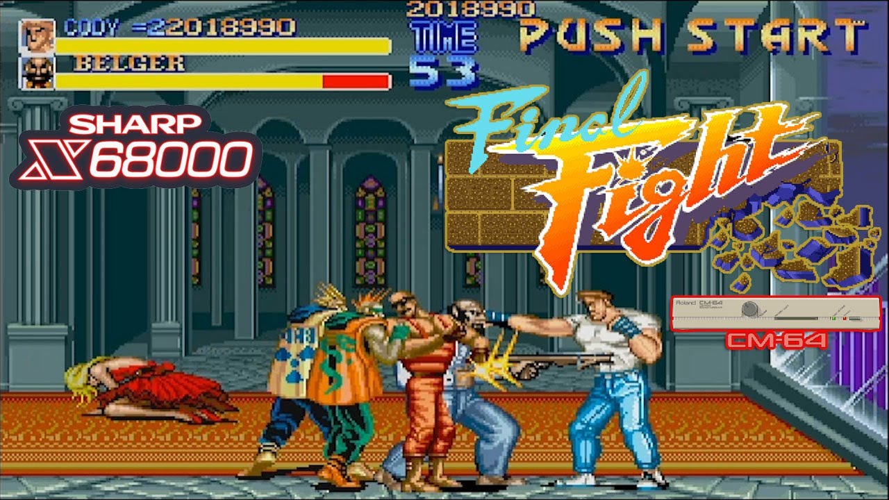 X68000 [CM-64] ファイナルファイト / Final Fight - Full Game