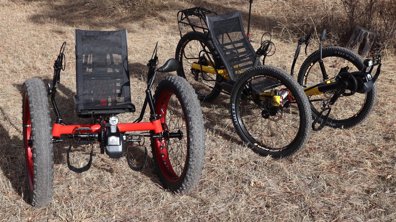 New Azub recumbent trikes Ty-Fly X and Fat Trike